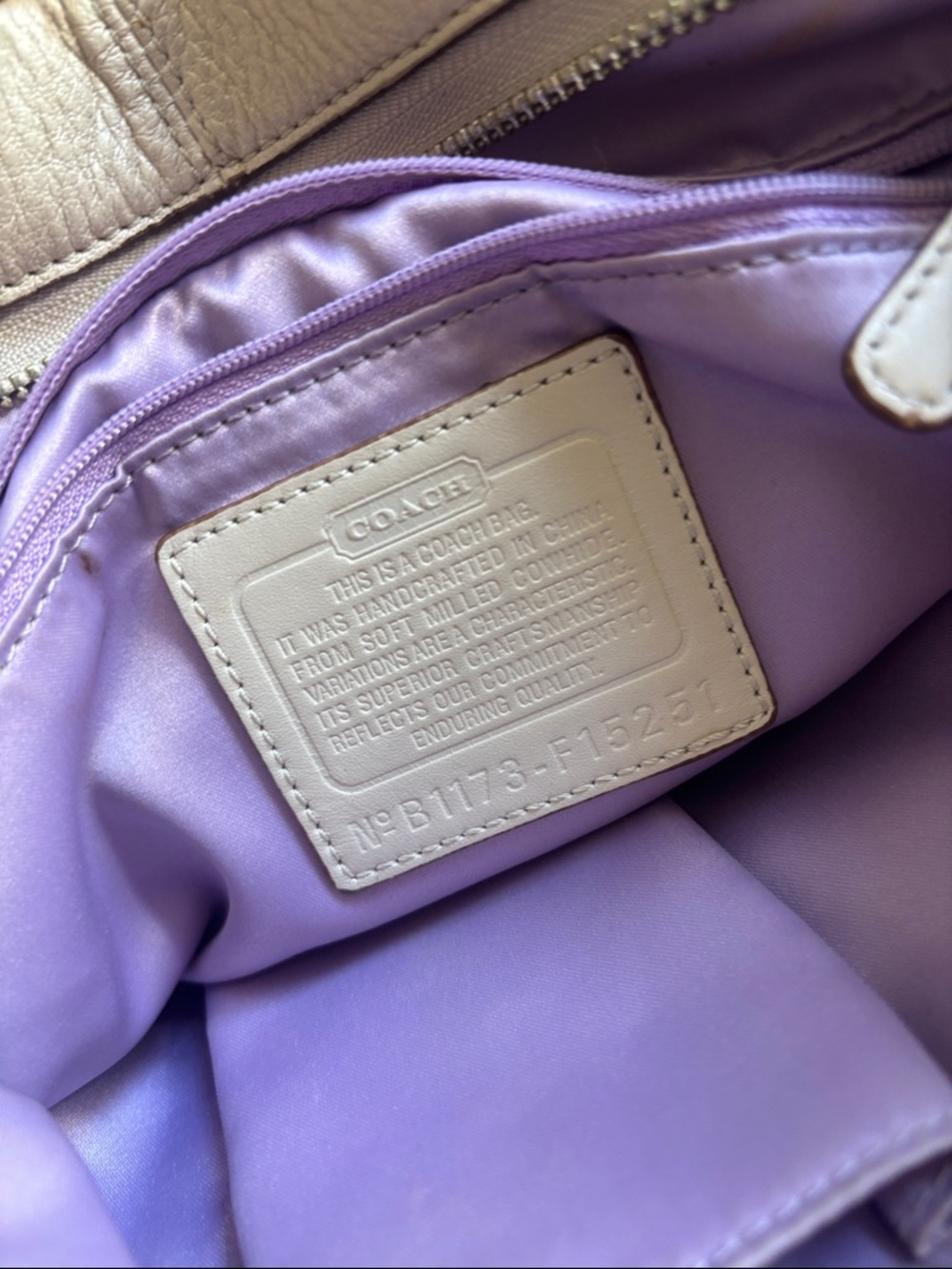 Coach Pebbled Leather Hobo Bag - Picture 5 of 10